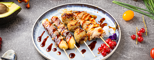 MENUS AVEC BROCHETTES